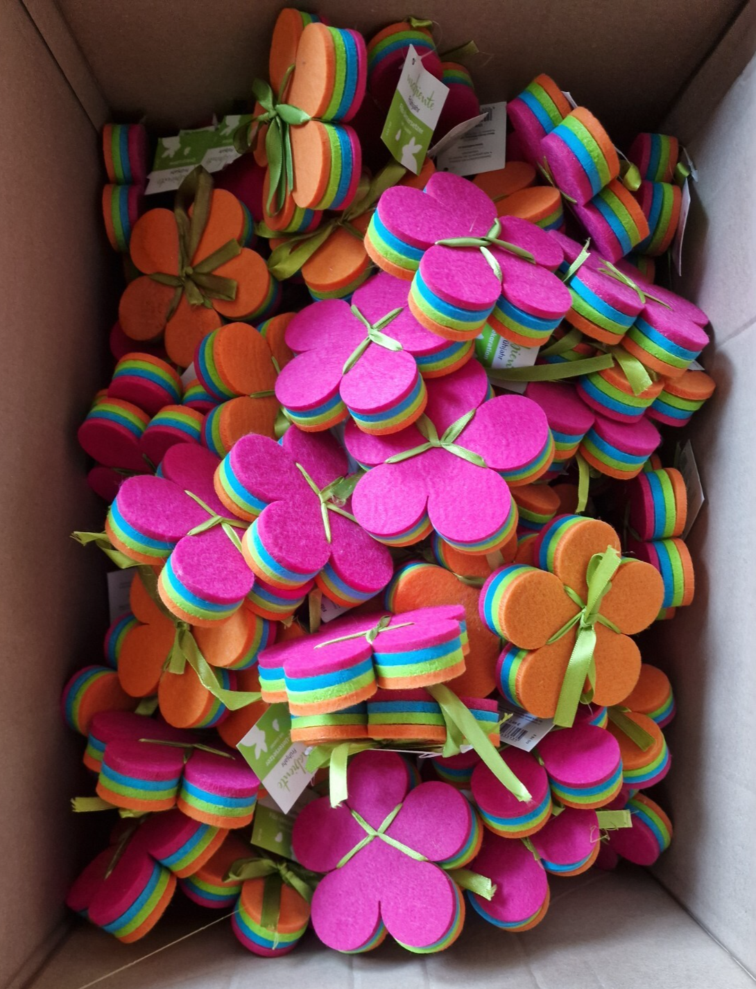 Wenco 91x 4er Set Blumenuntersetzer, Deko, Frühling, Sommer, Ostern